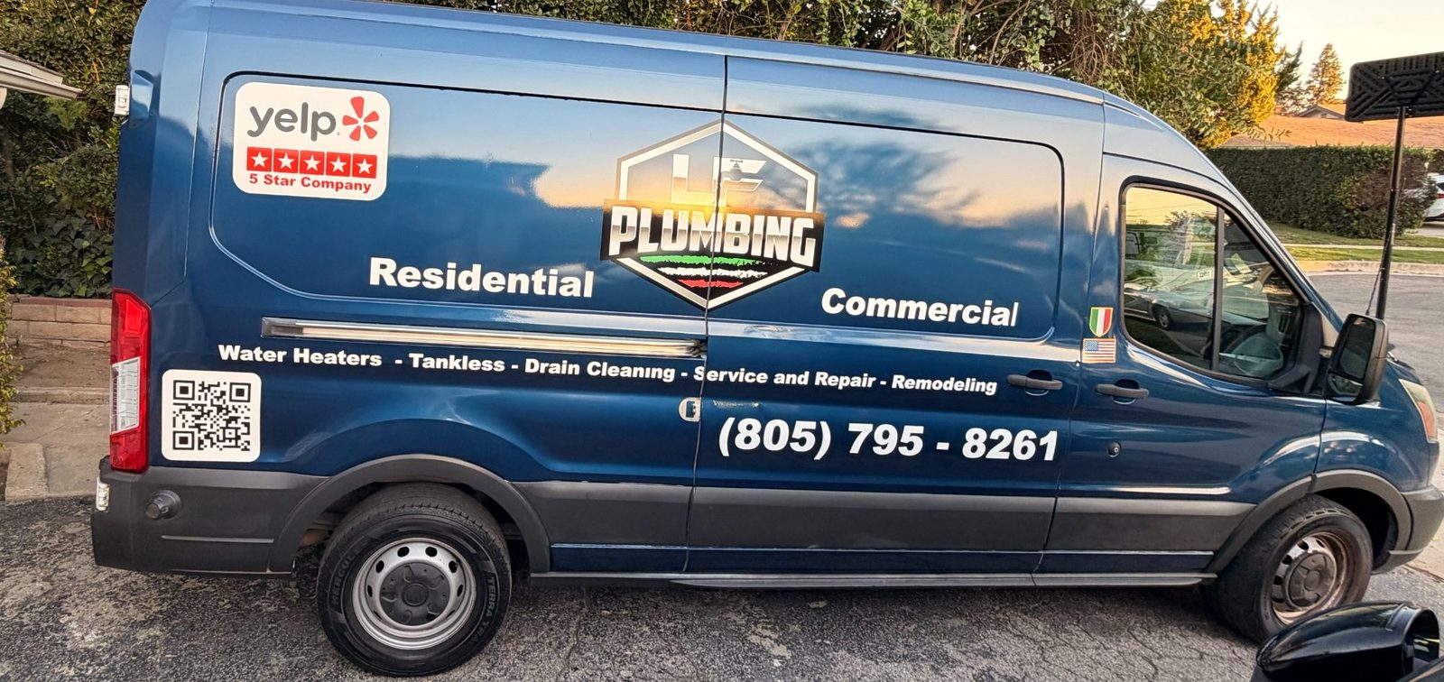 LF Plumbing Service Van — Simi Valley, CA